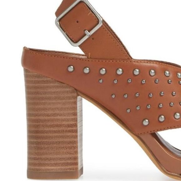 Nordstrom Paxon Heel Studded Sandals 8.5M - Picture 4 of 6